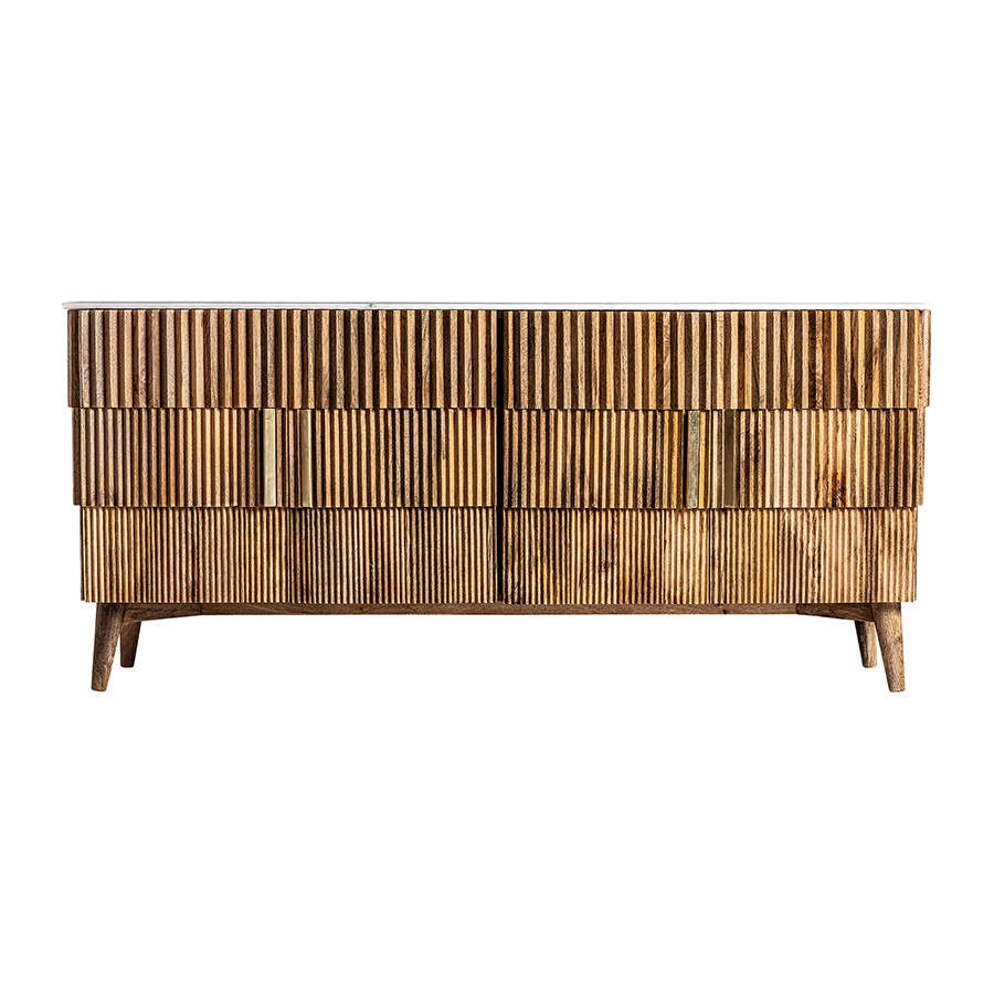 Buffet plissé wood