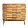 Cómoda plissé wood