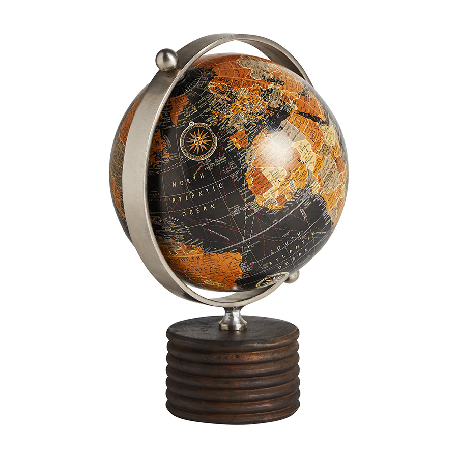 Figura decorativa bola mundo