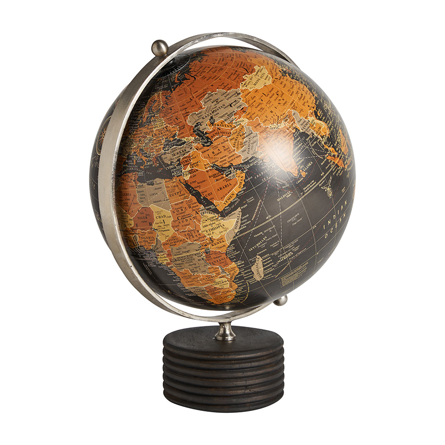 Figura decorativa bola mundo