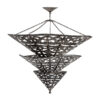 Lámpara de techo triangular