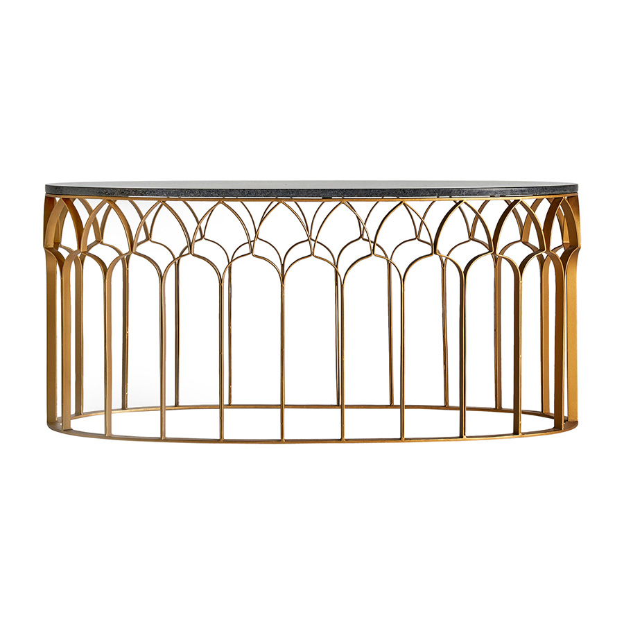 Mesa de centro oval lauw