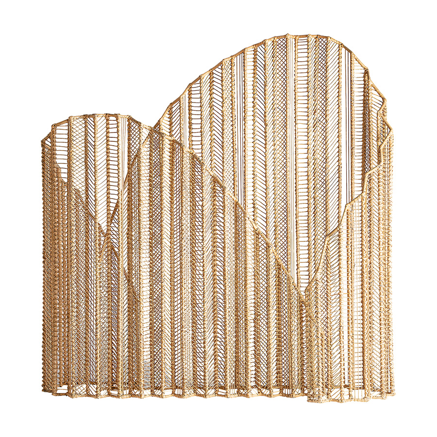 Parabán j/2 plissé rattan