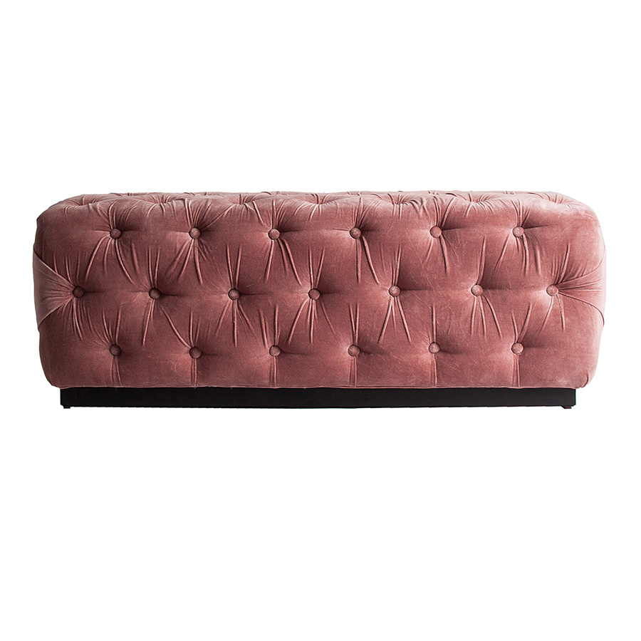Pie de cama capitoné tardiano