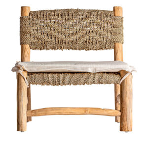 de estilo colonial. Fabricado en madera de teka