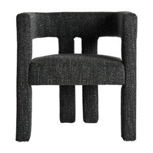 de estilo art deco. Fabricado en algodón bouclé.