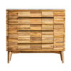 Cómoda plissé wood