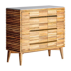 de estilo art deco. Fabricado en madera de mango
