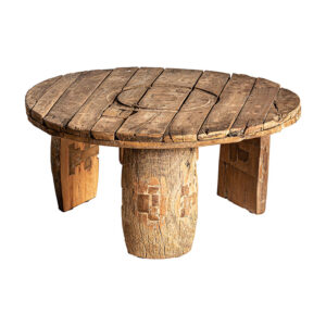 de estilo étnico. Fabricado en madera de mango reciclada. Producto desmontable.