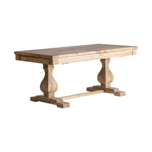 de estilo rústico. Fabricado en madera de olmo reciclado. Madera proveniente de antiguas puertaspor lo que puede haber imperfecciones. . Producto desmontable