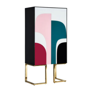 de estilo art deco. Fabricado en cristal