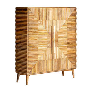 de estilo art deco. Fabricado en madera de mango