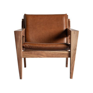 de estilo art deco. Fabricado en piel