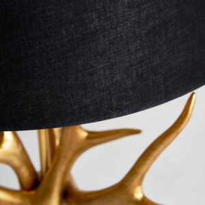 en color oro y algodón. Producto desmontable.