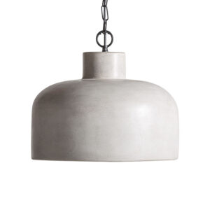 Lámpara de colgar vytina de estilo contemporáneo fabricado en cemento en color gris.