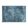 Alfombra rectangular mirta de estilo clásico fabricado en viscosa en color turquesa. Backing: 43% algodón 33% poliéster 20% latex 4% viscosa.