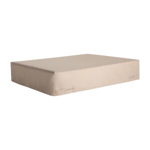 Funda protectora tumbona Pure de estilo clásico fabricado en poliéster en color beige. Compatible con: 34922.