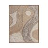 Cuadro Zeus de estilo boho fabricado en madera de mango en color marrón claro combinado con cáñamo en color beige y yute en color tonos neutros.