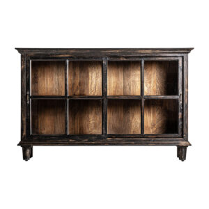 Aparador backlyn de estilo nórdico fabricado en madera de mango en color marrón.
