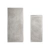 Peana j 2 Loris de estilo industrial fabricado en terracota en color gris.
