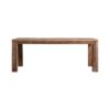 Mesa comedor backlyn de estilo nórdico fabricado en madera recuperada en color marrón. Producto desmontable.