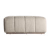 Reposapiés winzer de estilo contemporáneo fabricado en madera de pino en color marrón claro combinado con poliéster en color blanco roto. Compatible con: 33220 33222 33224.