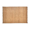 Alfombra rectangular elgin de estilo vintage fabricado en yute en color marrón.