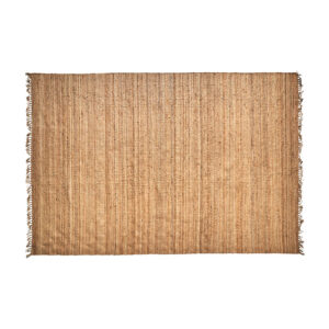 Alfombra rectangular elgin de estilo vintage fabricado en yute en color marrón.