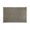 Alfombra Ghanima de estilo colonial fabricado en yute en color beige con acabado teñido.