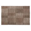 Alfombra Kaela de estilo clásico fabricado en yute en color tonos neutros combinado con algodón.