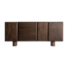Aparador craigh de estilo art deco fabricado en madera de mango en color marrón. Producto desmontable.