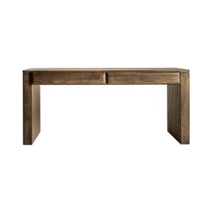 Escritorio gibles de estilo art deco fabricado en madera de mango en color marrón. Producto desmontable.