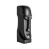 Escultura de estilo contemporáneo fabricado en cemento en color negro.