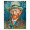 Lienzo Van gogh de estilo clásico fabricado en lienzo en color tonos de azul con acabado impreso. Producto desmontable.