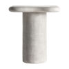 Mesa auxiliar vytina de estilo contemporáneo fabricado en cemento en color gris. Producto desmontable.