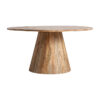 Mesa comedor mersch de estilo contemporáneo fabricado en madera de mango en color marrón. Producto desmontable.