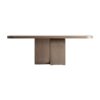 Mesa comedor Stein de estilo contemporáneo fabricado en madera roble en color marrón.