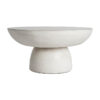 Mesa de centro Cles de estilo art deco fabricado en gres en color gris. Producto desmontable.