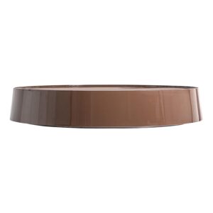 Mesa de centro Trubia de estilo contemporáneo fabricado en madera dm en color marrón con acabado brillo.
