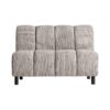 Módulo sofá central Berling de estilo contemporáneo fabricado en poliéster en color tonos neutros con acabado jaspeado combinado con espuma.