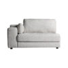 Módulo sofá esquinero deruta de estilo art deco fabricado en poliéster en color blanco roto. Producto desmontable desenfundable. Compatible con: 35129 35130 35131 35132.