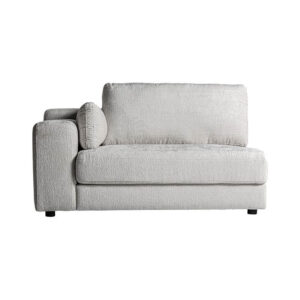 Módulo sofá esquinero deruta de estilo art deco fabricado en poliéster en color blanco roto. Producto desmontable desenfundable. Compatible con: 35129 35130 35131 35132.