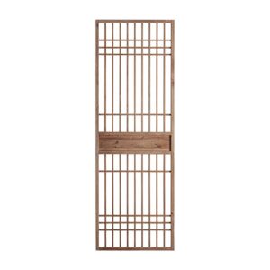 Panel decorativo Truel de estilo clásico fabricado en madera de pino reciclado en color marrón claro.