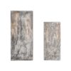 Peana j 2 Arvit de estilo industrial fabricado en terracota en color tonos neutros con acabado patina. Producto apilable.