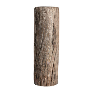 Peana Malung de estilo rústico fabricado en madera tropical en color marrón.